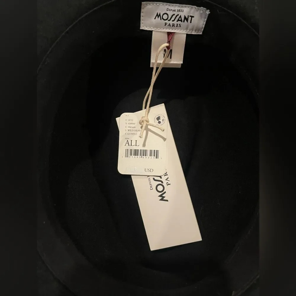 NWT Free People Mossant Braided Black Felt Hat
(NWT
Size M - Picture 7 of 9